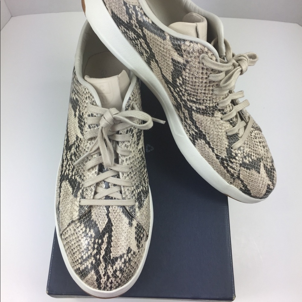 Cole Haan Grandpro snakeskin sneakers size 10.5